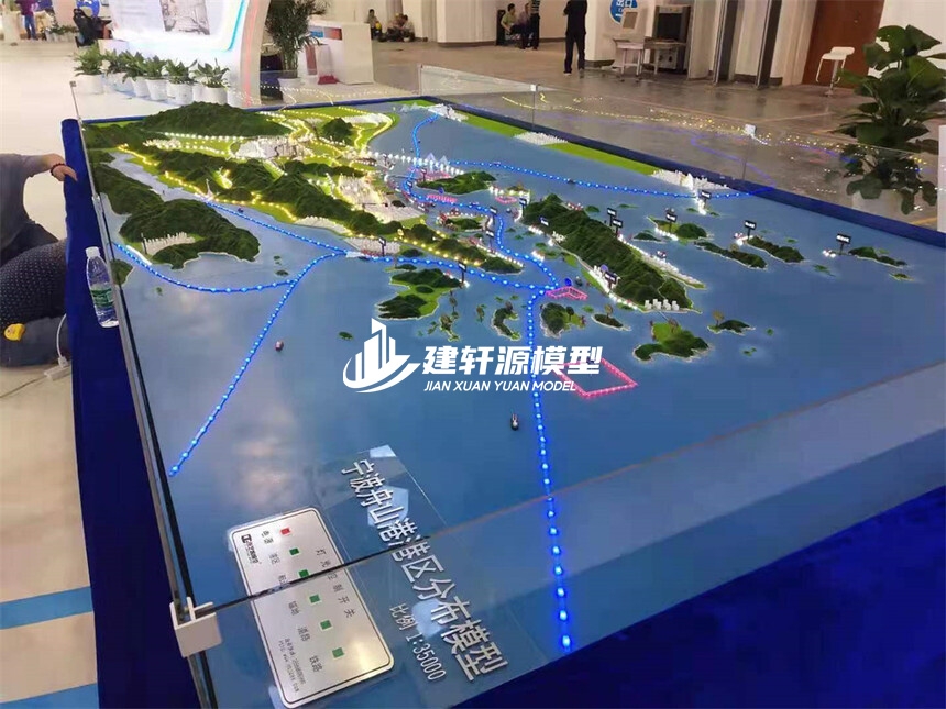 中江地形地貌模型